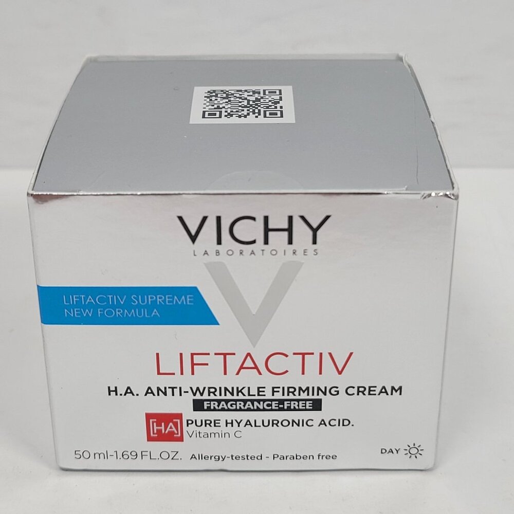 Vichy Liftactiv Supreme H.A. Anti-Wrinkle Firming Cream Fragrance-Free 50ml NIB